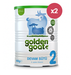 Golden Goat Keçi Devam Sütü 2 Numara 400 gr 2'li Paket